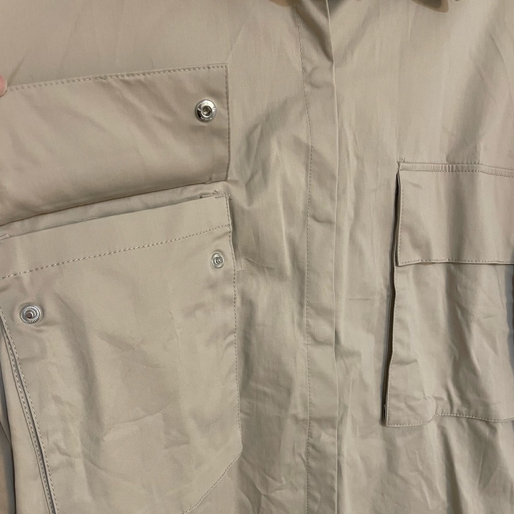 ZARA Cropped Utility Jacket - Picture 2 of 4